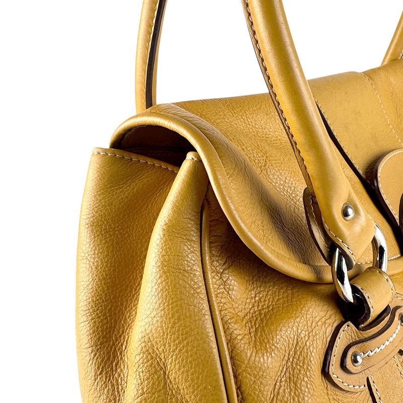 Christian Dior Shoulder Mustard Bag — view 7