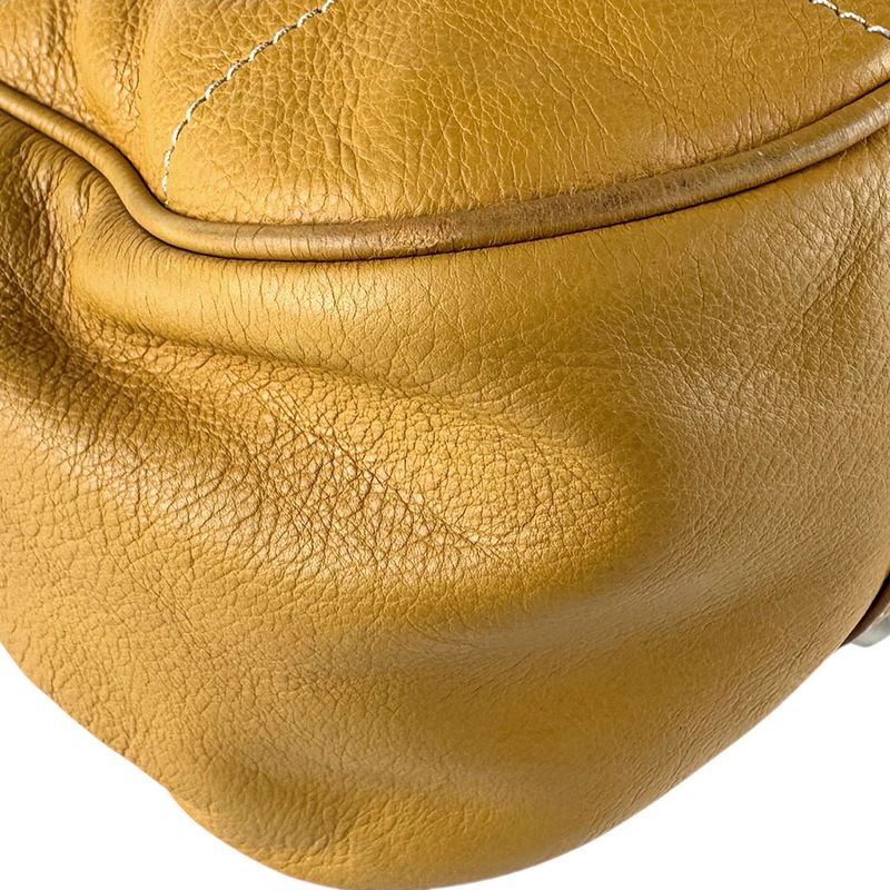 Christian Dior Shoulder Mustard Bag — view 9