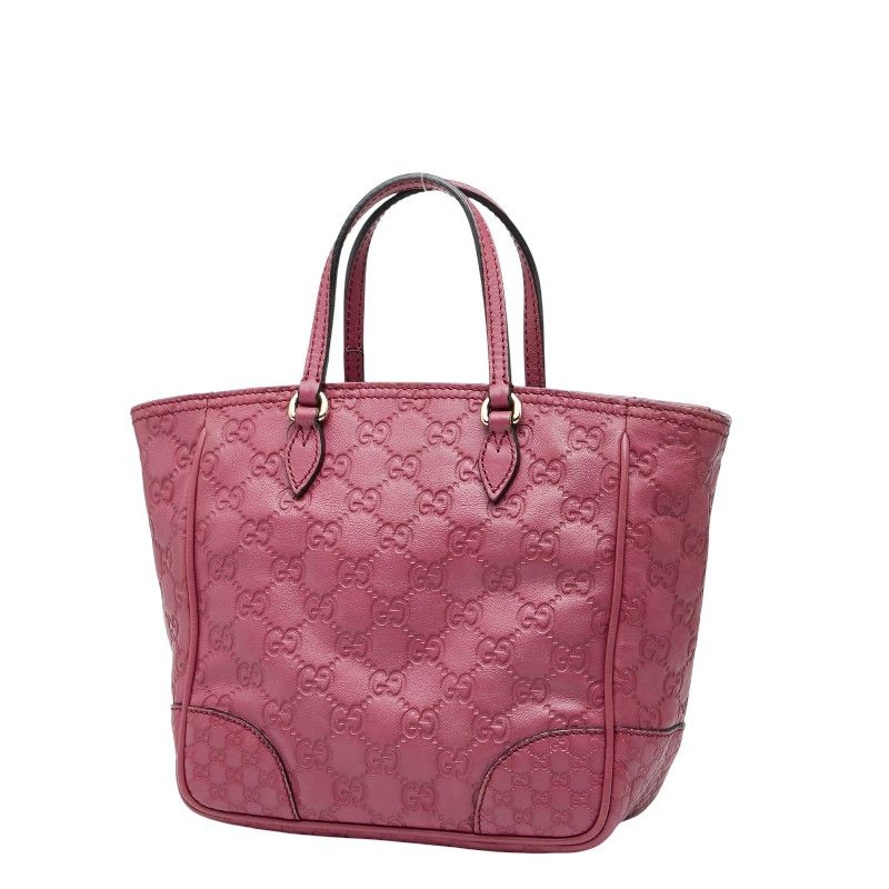 Gucci Guccissima Shoulder Bag 2-Way Purple Leather — view 3