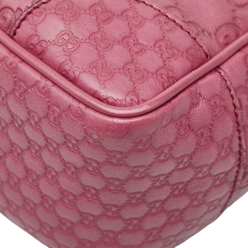 Gucci Guccissima Shoulder Bag 2-Way Purple Leather — view 5