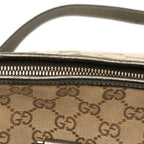 Gucci GG Canvas Abbey Crossbody Bag Beige Brown Leather — view 5