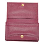 Prada Coin Case Pass Purple Saffiano Leather — view 6