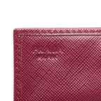 Prada Coin Case Pass Purple Saffiano Leather — view 8