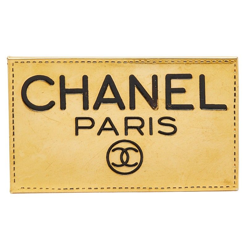 Chanel Logo Gold Plated — view 3