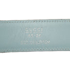 Gucci Belt Size 65 26 037 394 0959 Light Blue Leather — view 7
