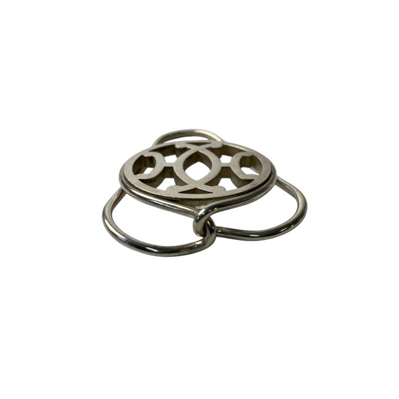 Hermes Money Clip Kiss H Motif 925 Silver — view 4