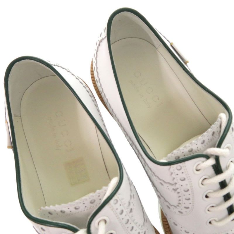 Gucci Golf Shoes Leather White 1438 — view 8