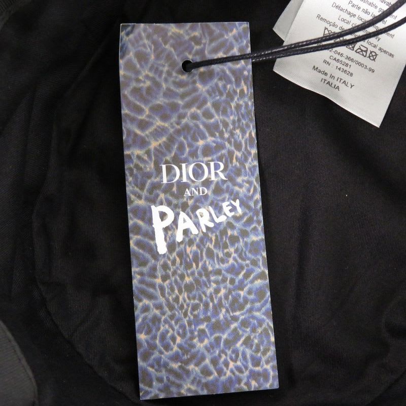 Christian Dior Parley For The Chien's Polyester Cotton Blue Hat 1354 — view 4