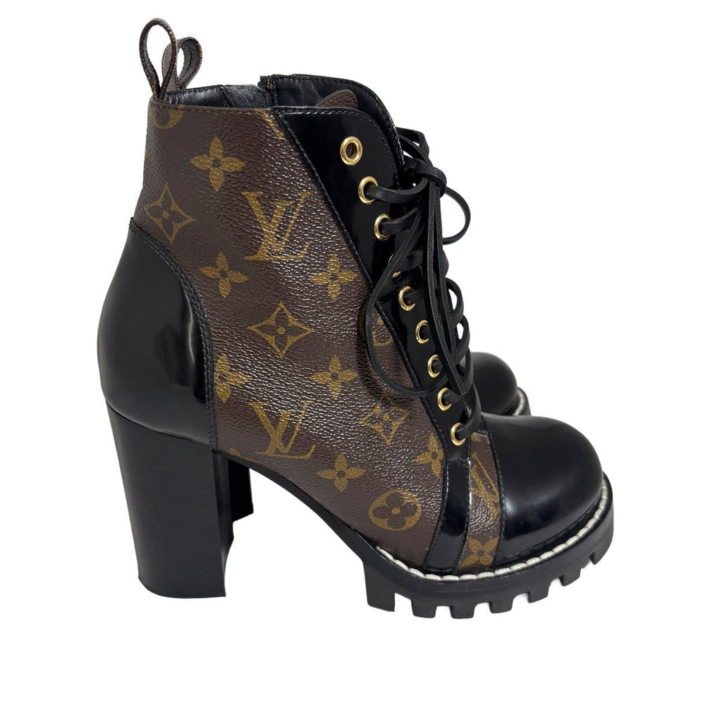 Louis Vuitton Short Boots Monogram Star Trail Ankle 37.5 — view 4