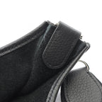 Hermes Shoulder Bag Evelyne 3 Trois PM Black Leather — view 9