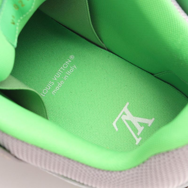 Louis Vuitton Sneakers Skate Line Gray Green Leather — view 5