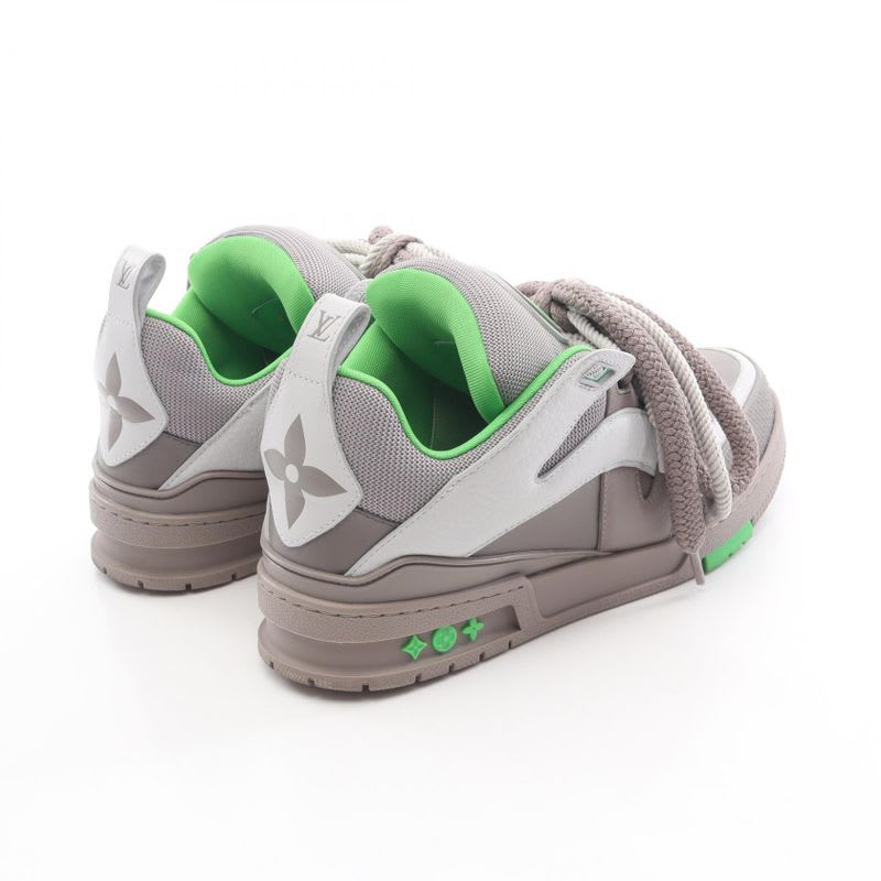 Louis Vuitton Sneakers Skate Line Gray Green Leather — view 2