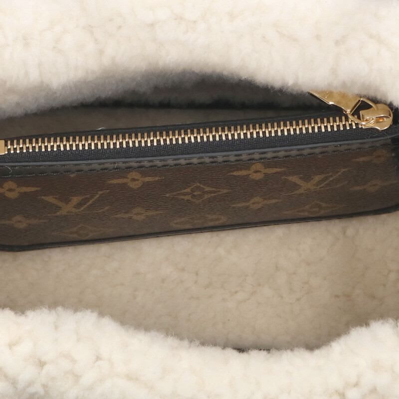 Louis Vuitton Neverfull Inside Out BB Shearling Monogram Canvas Reversibl — view 6