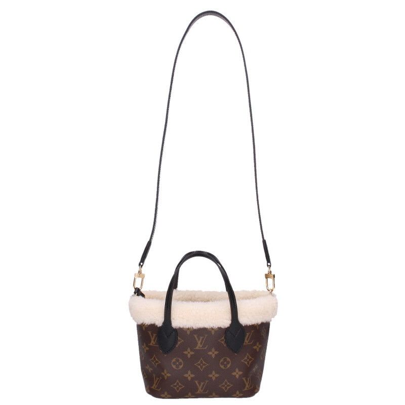 Louis Vuitton Neverfull Inside Out BB Shearling Monogram Canvas Reversibl — view 3