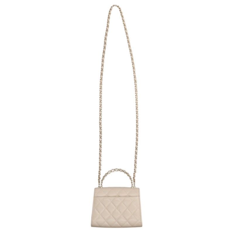 Chanel Top Handle Quilted Shoulder Bag — view 3