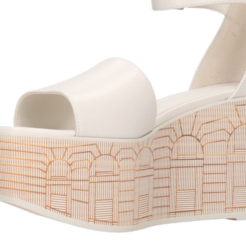Hermes Illusion Platform Sandals 38 — view 5