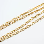 Christian Dior Necklace Long Chain Metal Gold GP Accessory Plated — view 5