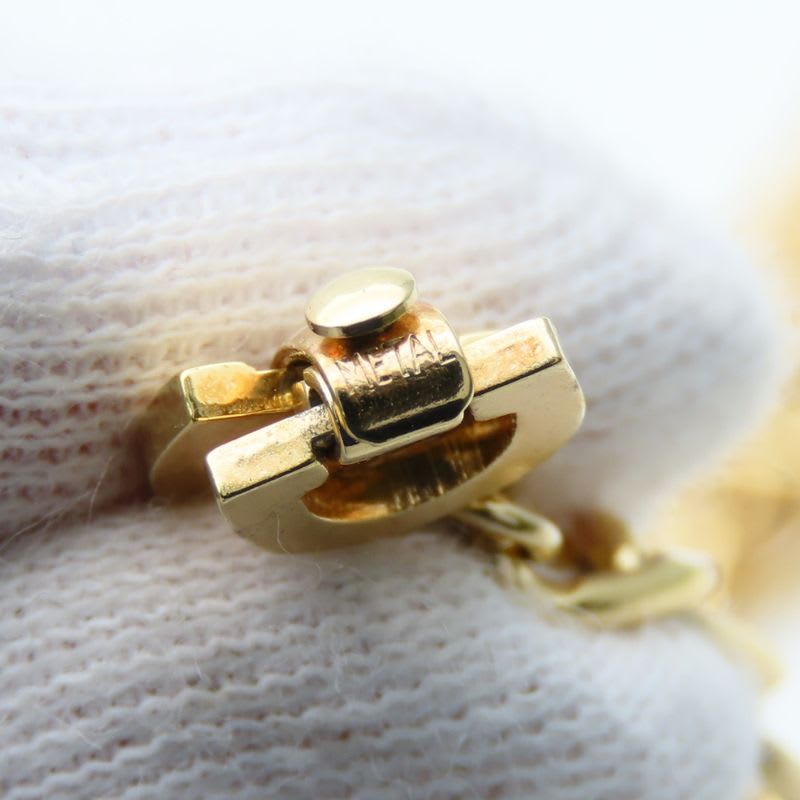Christian Dior Necklace Long Chain Metal Gold GP Accessory Plated — view 7