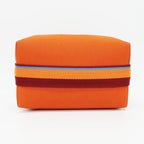 Hermes Brid A Black PM H Pavillon Handbag Orange Silver Hardware — view 5