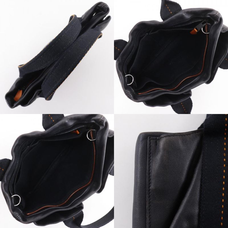 Hermes Caravan Horizontal PM Voderma Black Handbag — view 9