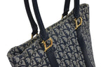 Dior Trotter Handbag 0 C Navy Galliano — view 5