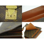 Louis Vuitton Monceau 26 Monogram Handbag Brown — view 8
