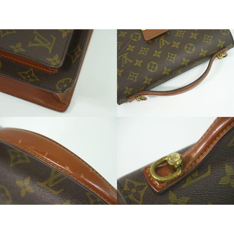 Louis Vuitton Monceau 26 Monogram Handbag Brown — view 7