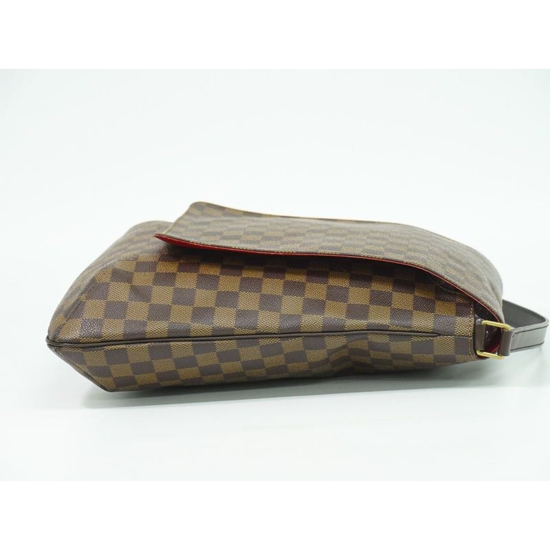 Louis Vuitton Musette Damier Ebene Shoulder Bag Pochette Brown — view 5