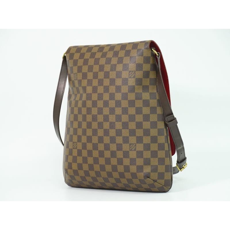Louis Vuitton Musette Damier Ebene Shoulder Bag Pochette Brown — view 3