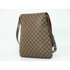 Louis Vuitton Musette Damier Ebene Shoulder Bag Pochette Brown — view 3