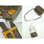 Louis Vuitton Nile Monogram Shoulder Bag Pochette Brown — view 7