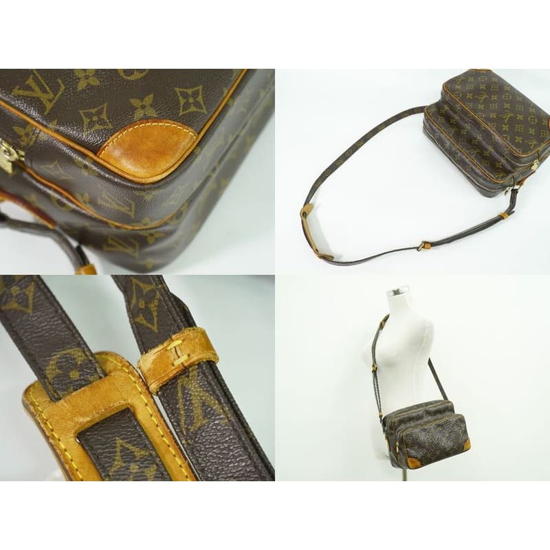 Louis Vuitton Nile Monogram Shoulder Bag Pochette Brown — view 7