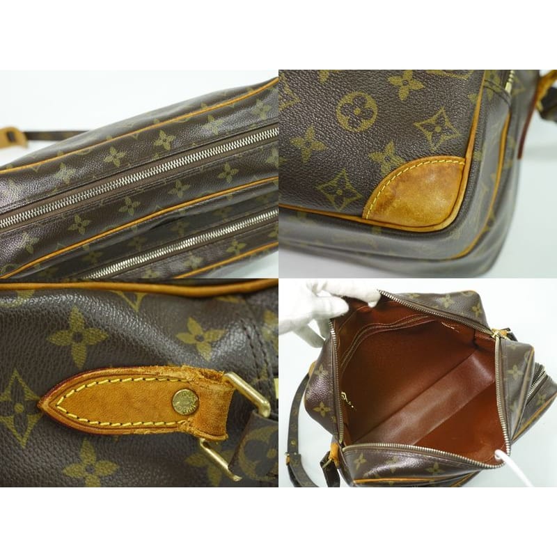 Louis Vuitton Nile Monogram Shoulder Bag Pochette Brown — view 8