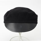 Dior Wool Logo Charm Bee Embroidery Beret Hat 81 Ddr921 G103 Black 57 — view 2