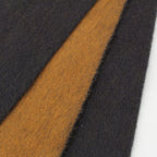 Hermes Cashmere H Logo Fringe Scarf Yellow Gray — view 5