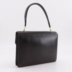 Hermes Paloniere Vintage Box Calf Brown XO Handbag — view 4