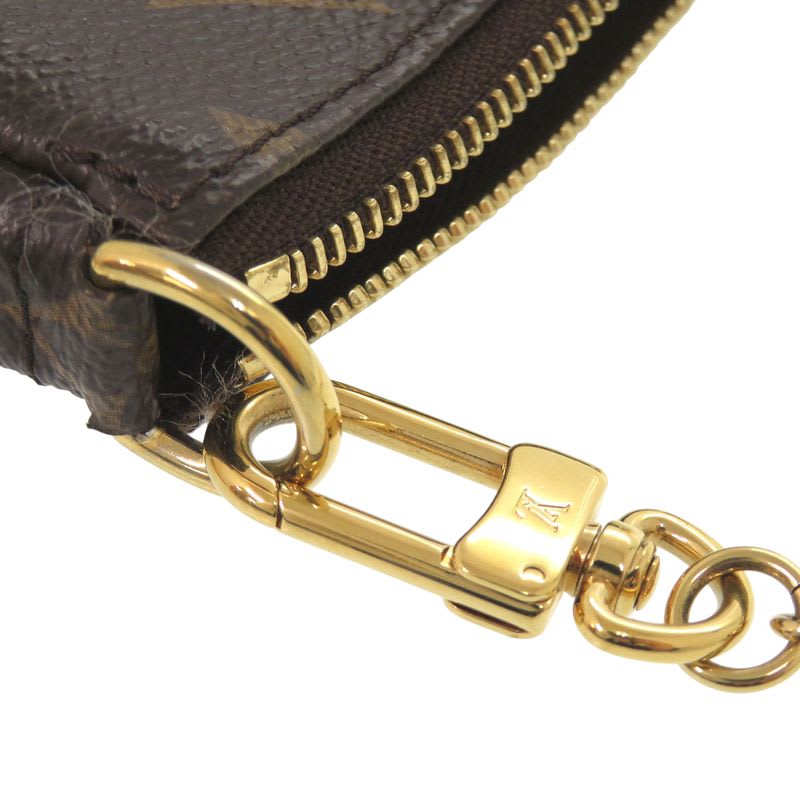 Louis Vuitton Mini Pochette Accessory Monogram Pouch Bag 1037 — view 8
