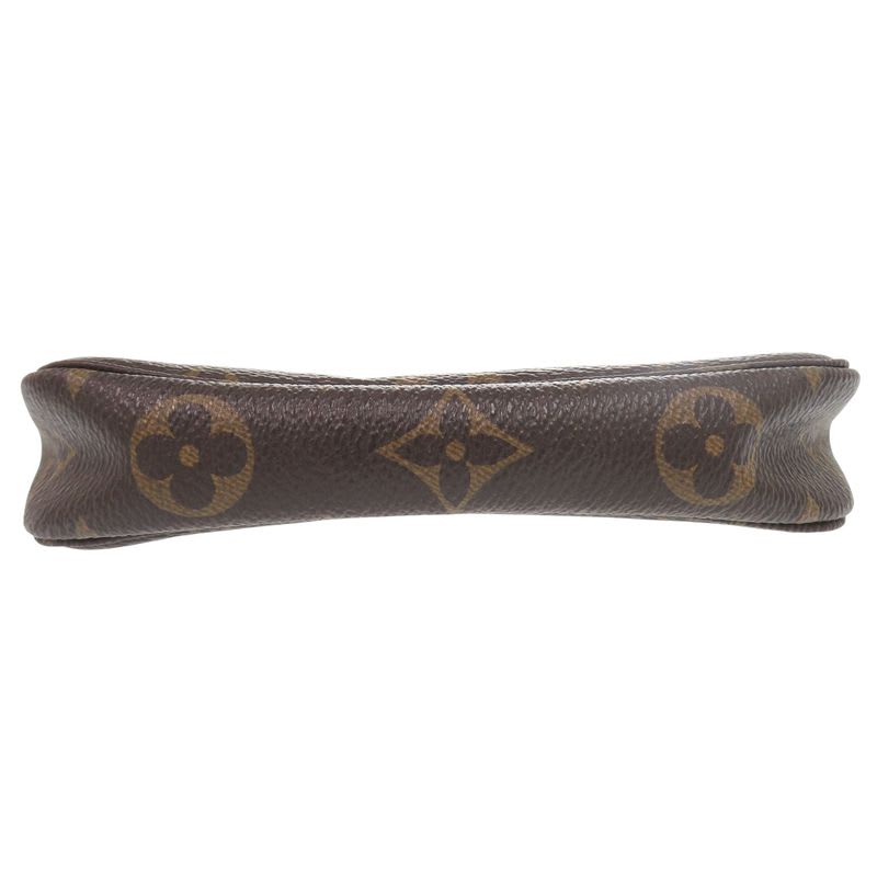 Louis Vuitton Mini Pochette Accessory Monogram Pouch Bag 1037 — view 5