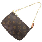 Louis Vuitton Mini Pochette Accessory Monogram Pouch Bag 1037 — view 4
