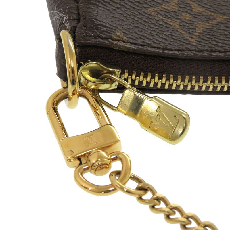 Louis Vuitton Mini Pochette Accessory Monogram Pouch Bag 1037 — view 9