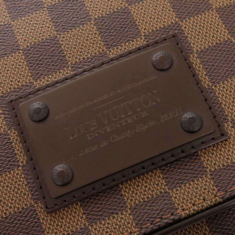 Louis Vuitton Damier Brooklyn MM Shoulder Bag 1166 — view 8