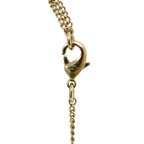 Chanel Coco Mark Cube CC Logo Abe819 Necklace Rhinestone GP Crystal B25 C Black — view 9