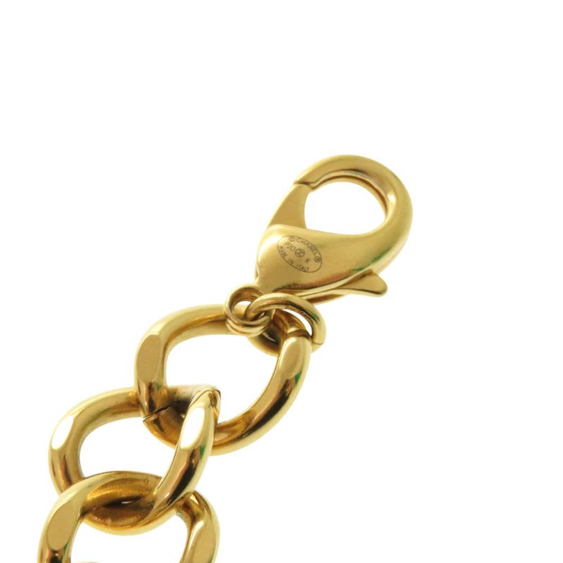 Chanel Gripoix Coco Mark Bracelet GP B20 K Faux Pearl Colored Stone Gold White — view 9