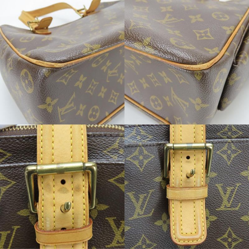 Louis Vuitton Tote Bag Multiply City Monogram Leather Brown Shoulder — view 4