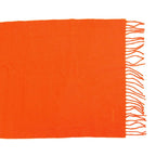 Hermes Muffler Orange Cashmere Accessories Scarf — view 8