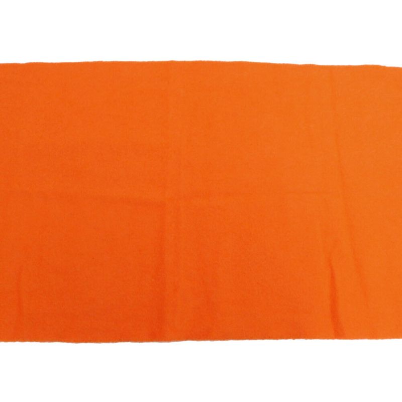 Hermes Muffler Orange Cashmere Accessories Scarf — view 4