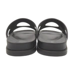 Hermes Edit Size 37 Leather Black Sandals 1289 — view 4