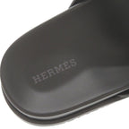 Hermes Edit Size 37 Leather Black Sandals 1289 — view 9