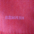 Hermes Cashmere Pink Shawl — view 6