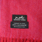 Hermes Cashmere Pink Shawl — view 7